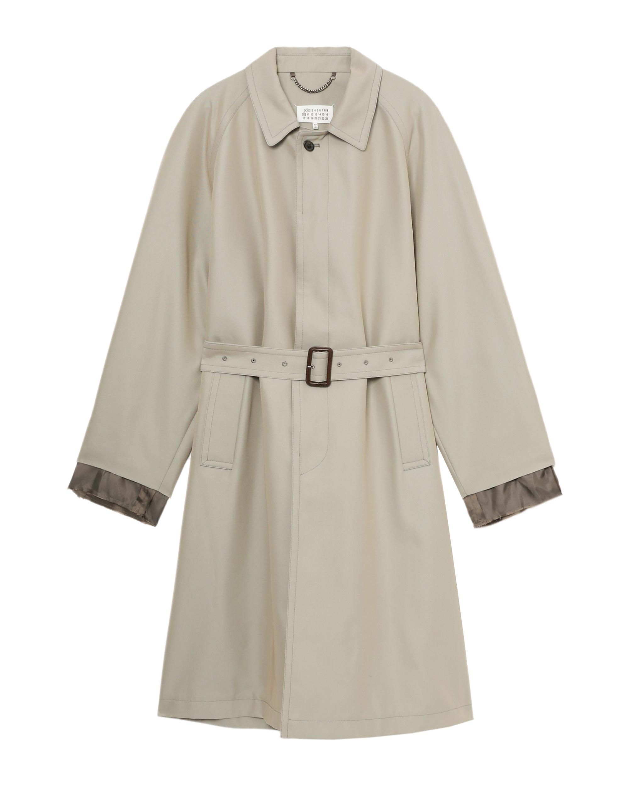 Iridescent trench coat by MAISON MARGIELA