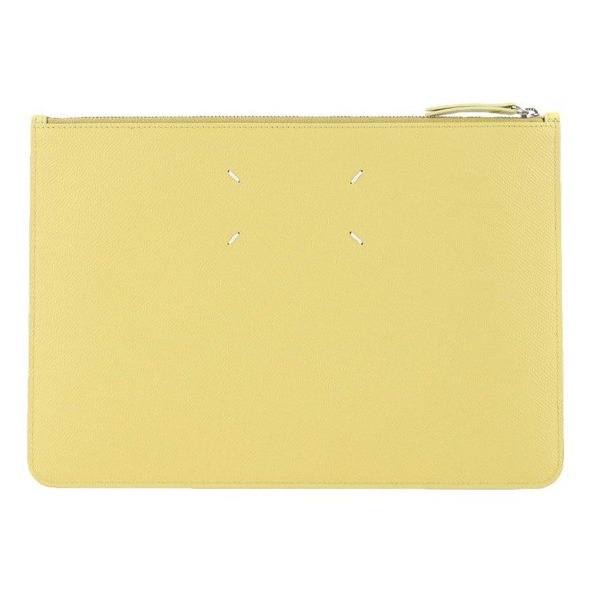 Leather clutch bag by MAISON MARGIELA