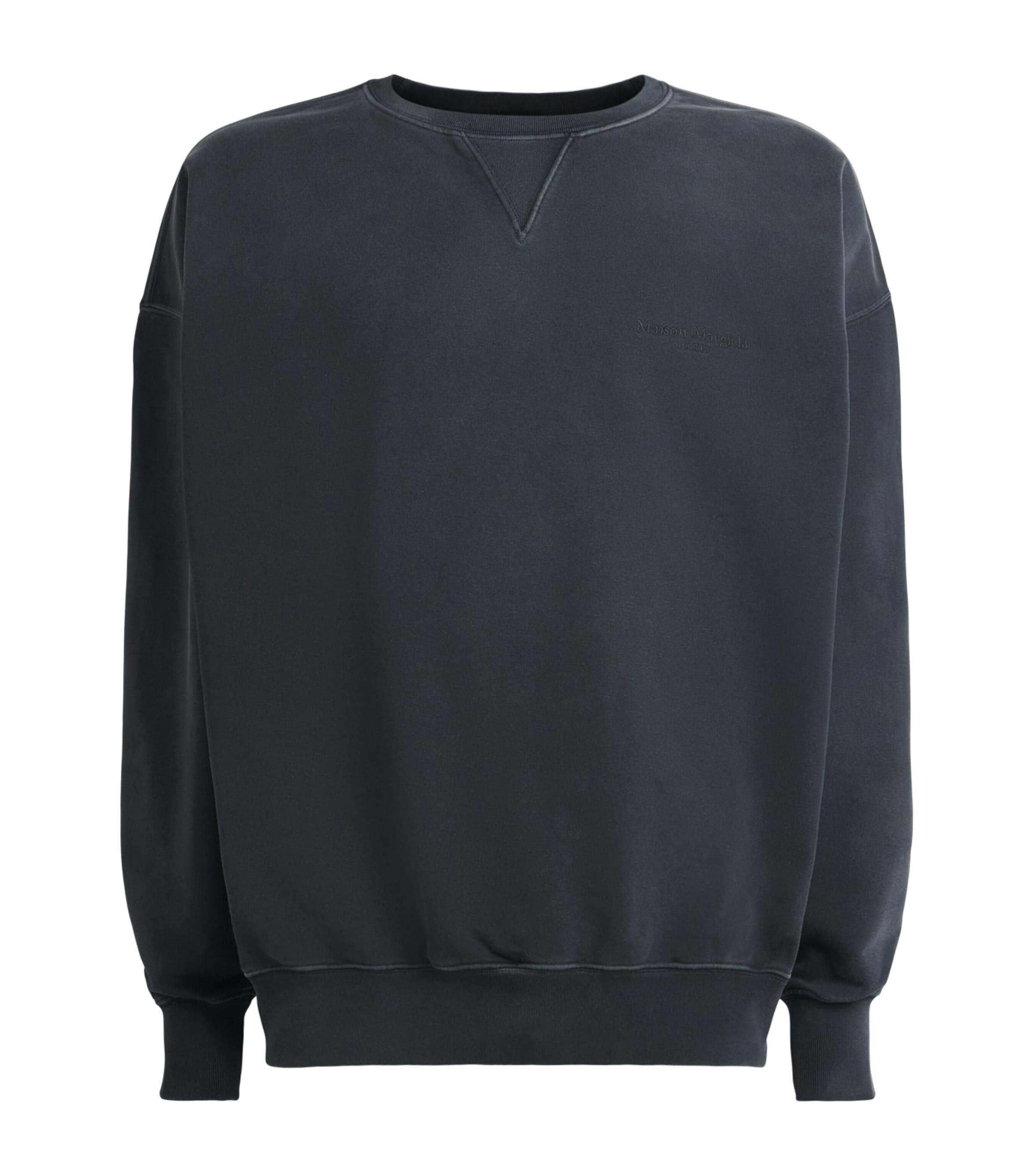 Maison Margiela Cotton Embroidered Logo Sweatshirt by MAISON MARGIELA