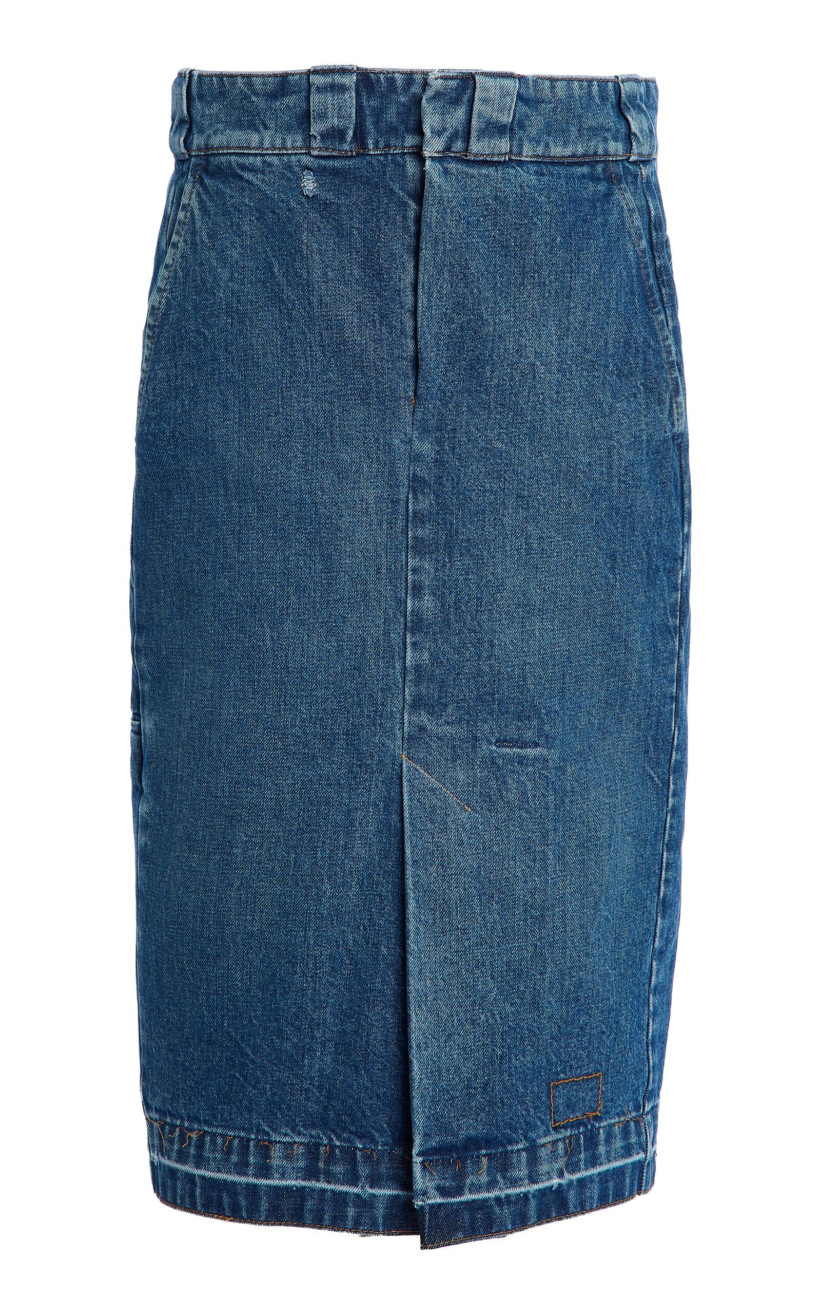 Maison Margiela Denim Midi Skirt - Moda Operandi by MAISON MARGIELA
