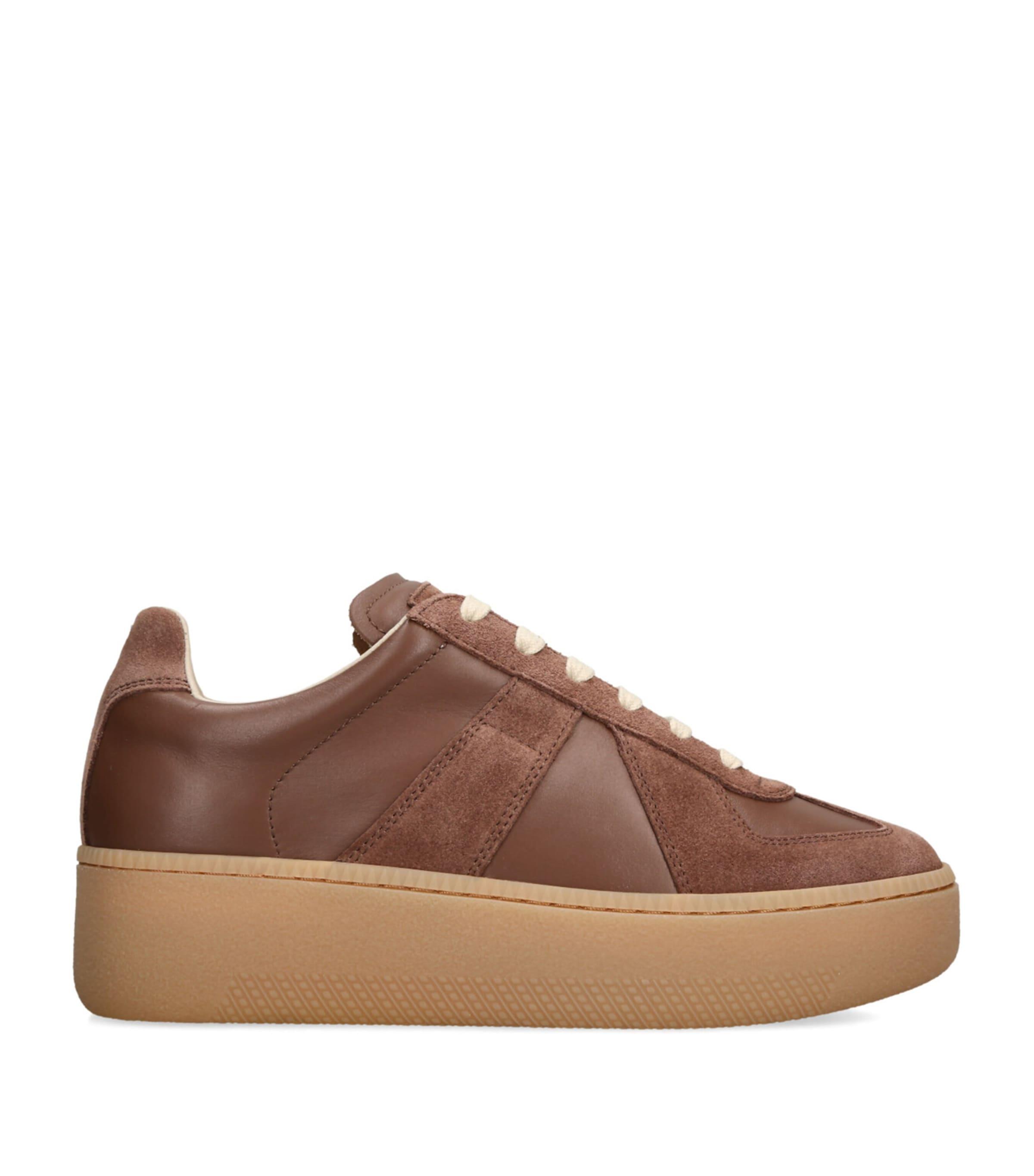 Maison Margiela Leather Chunky Replica Sneakers by MAISON MARGIELA