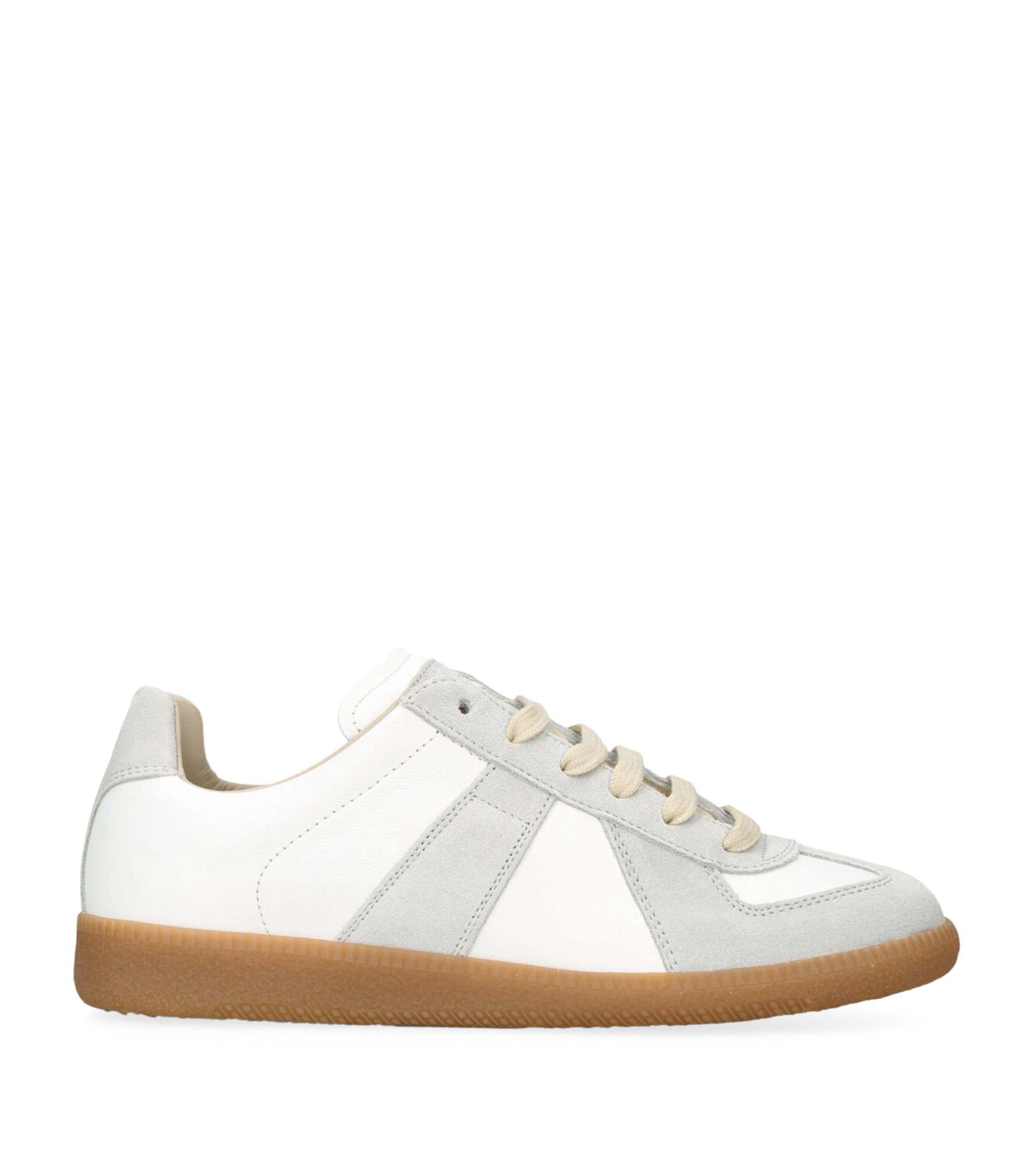 Maison Margiela Leather Replica Sneakers by MAISON MARGIELA