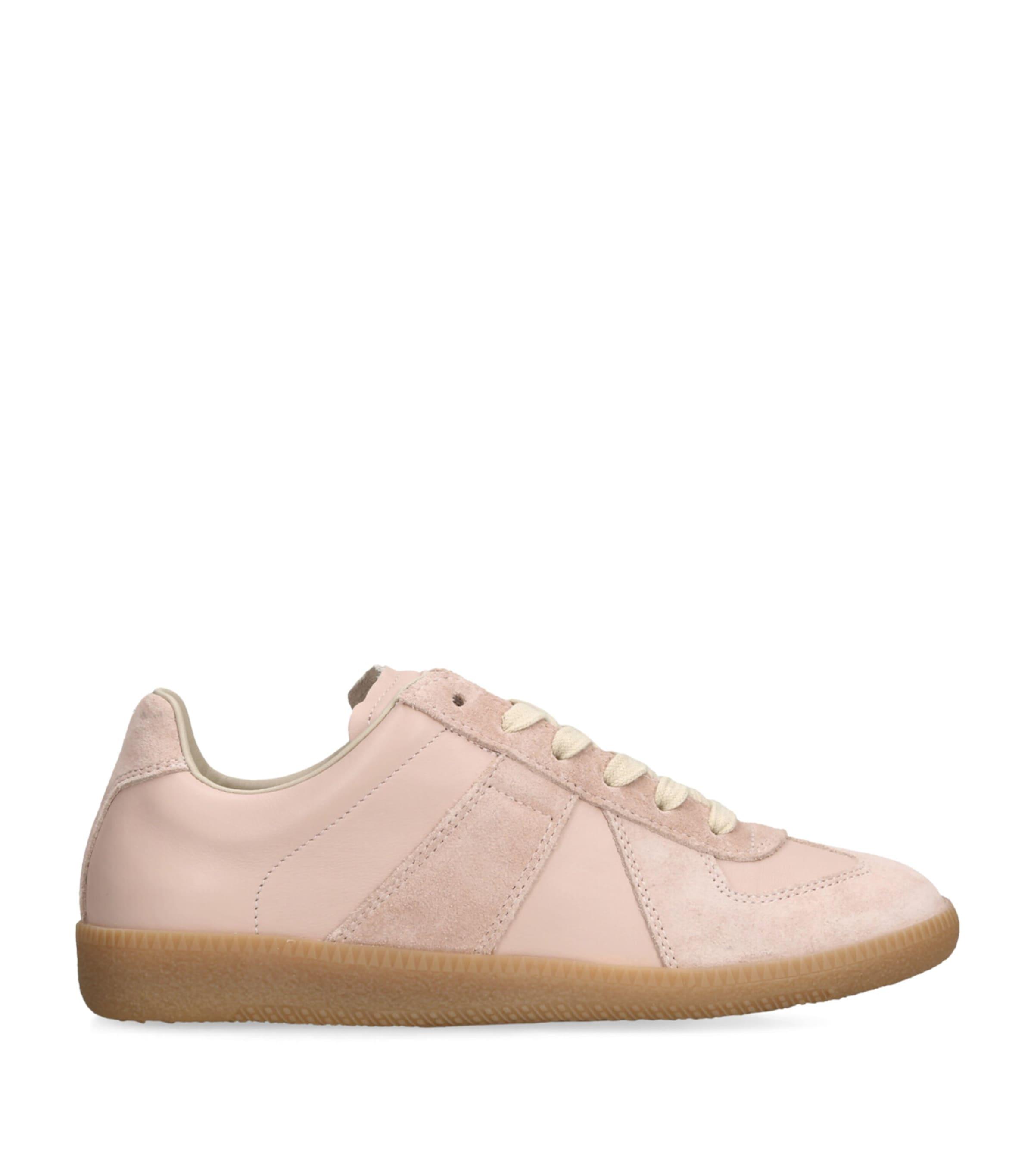 Maison Margiela Leather-Suede Replica Sneakers by MAISON MARGIELA