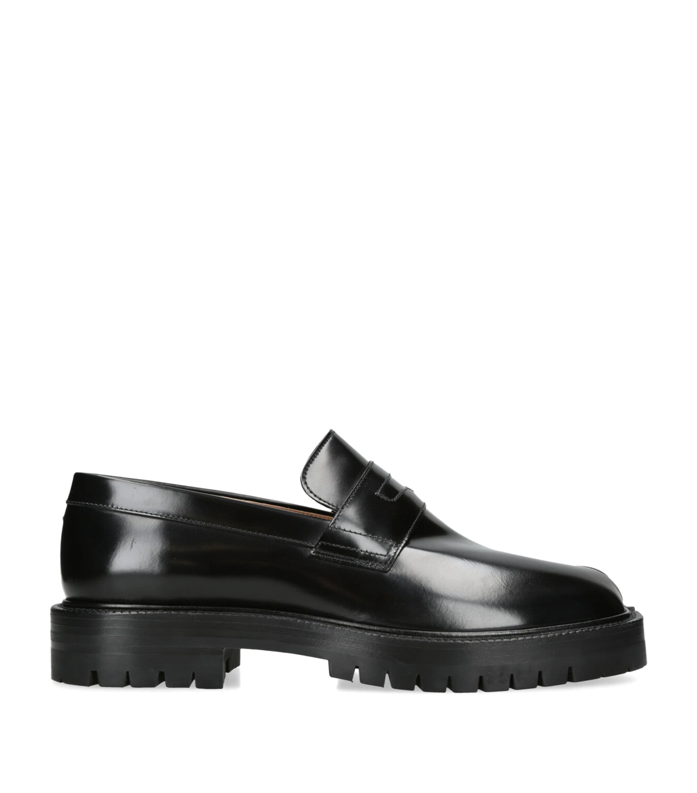 Maison Margiela Leather Tabi County Loafers by MAISON MARGIELA
