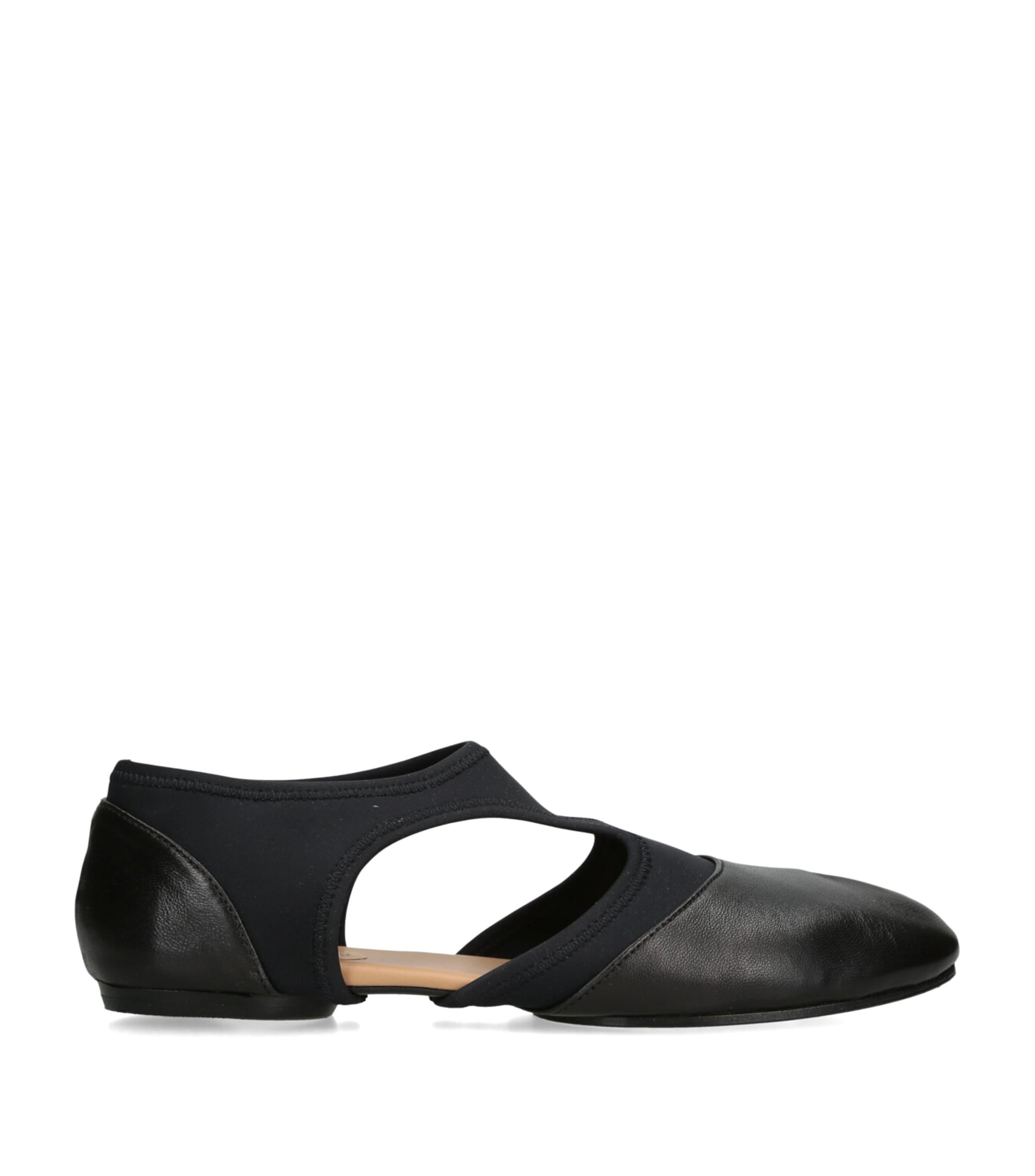Maison Margiela Leather Tabi Jazz Slippers by MAISON MARGIELA