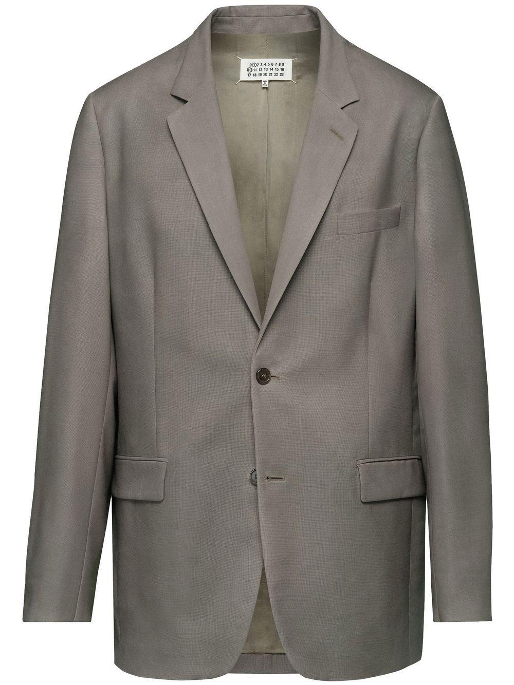 Maison Margiela - Men'S Wool Jacket - (Gray) by MAISON MARGIELA