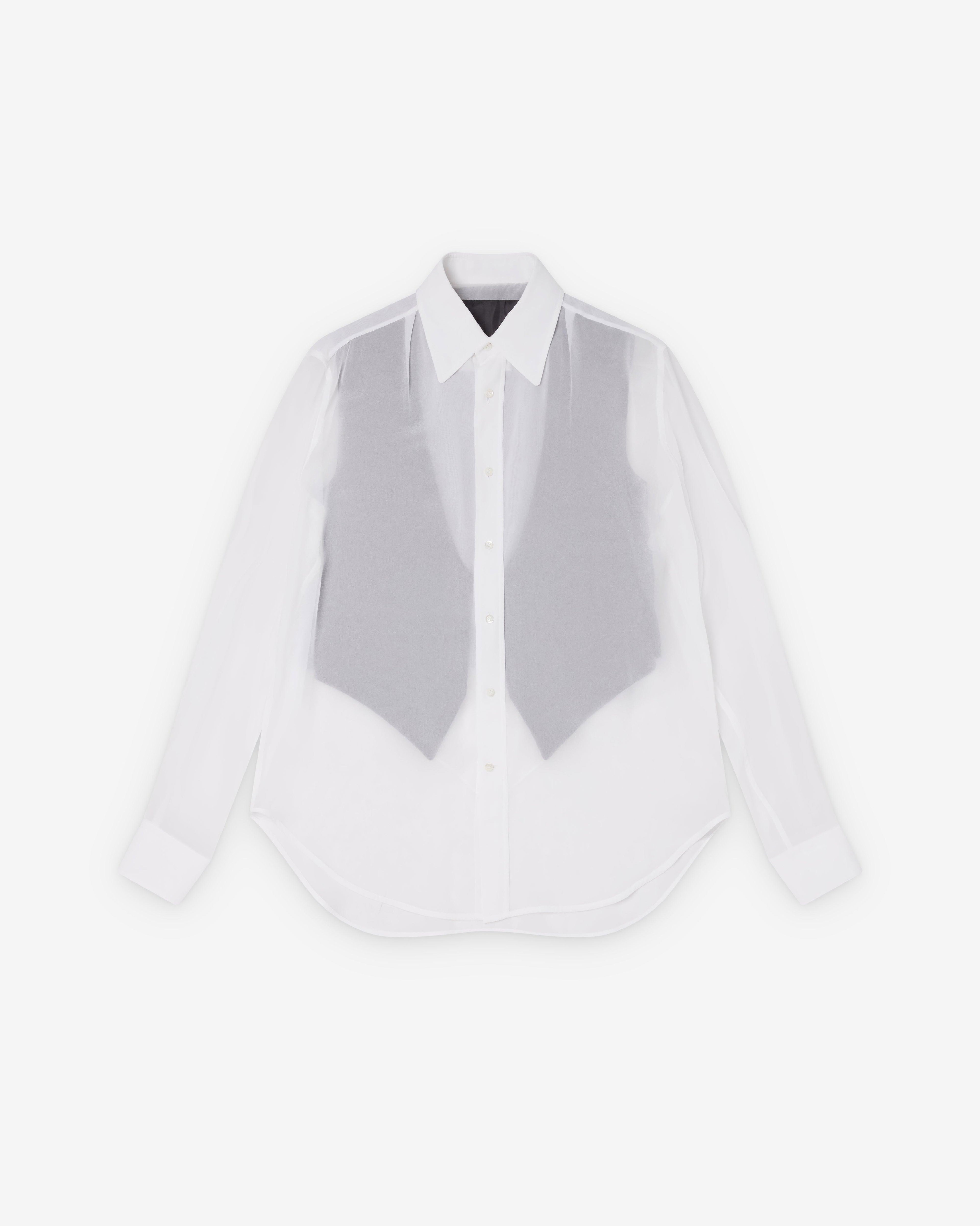 Maison Margiela - Men's Covered Tailored Shirt - (White) by MAISON MARGIELA