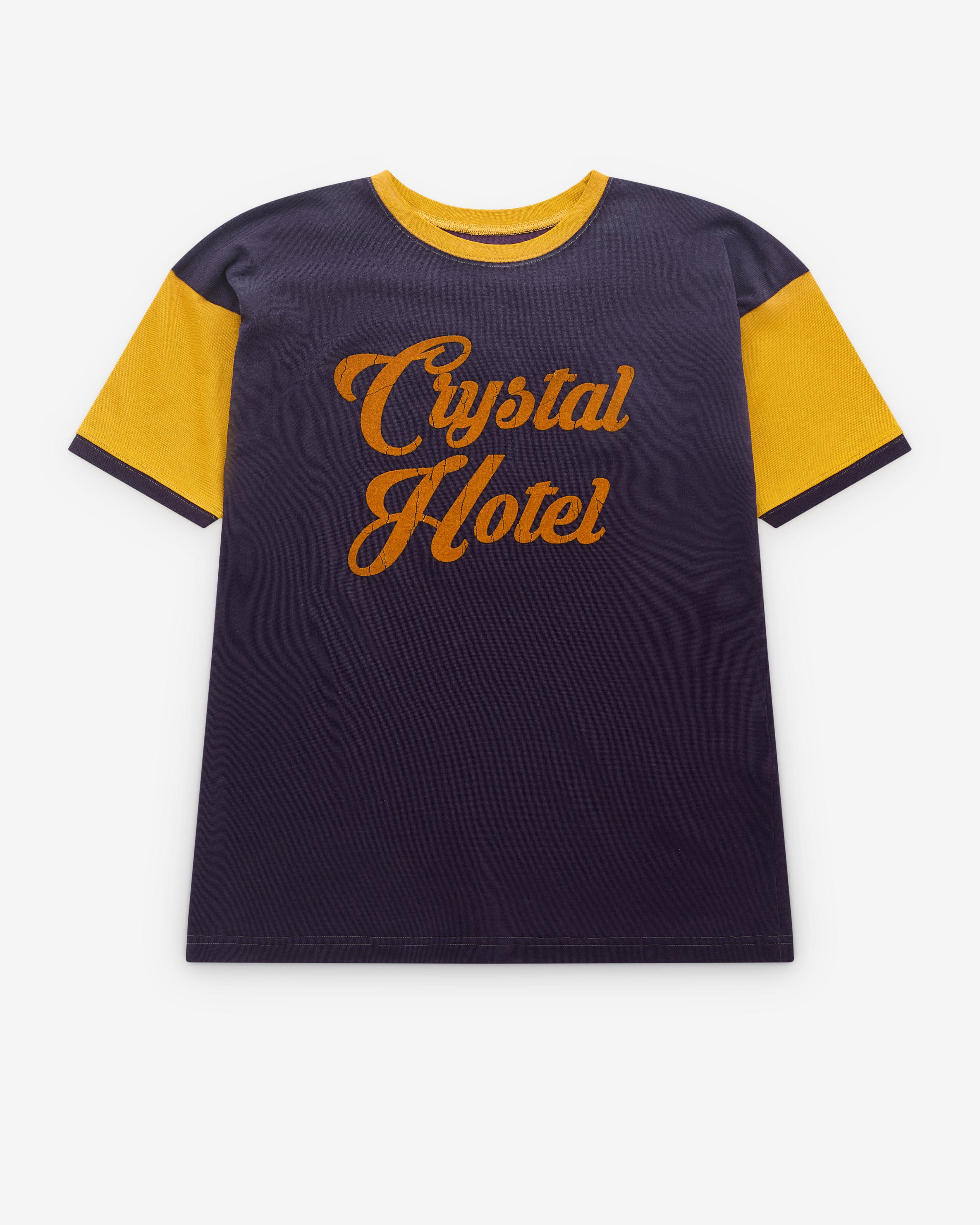 Maison Margiela - Men’s Crystal Hotel T-Shirt - (Purple/Yellow) by MAISON MARGIELA