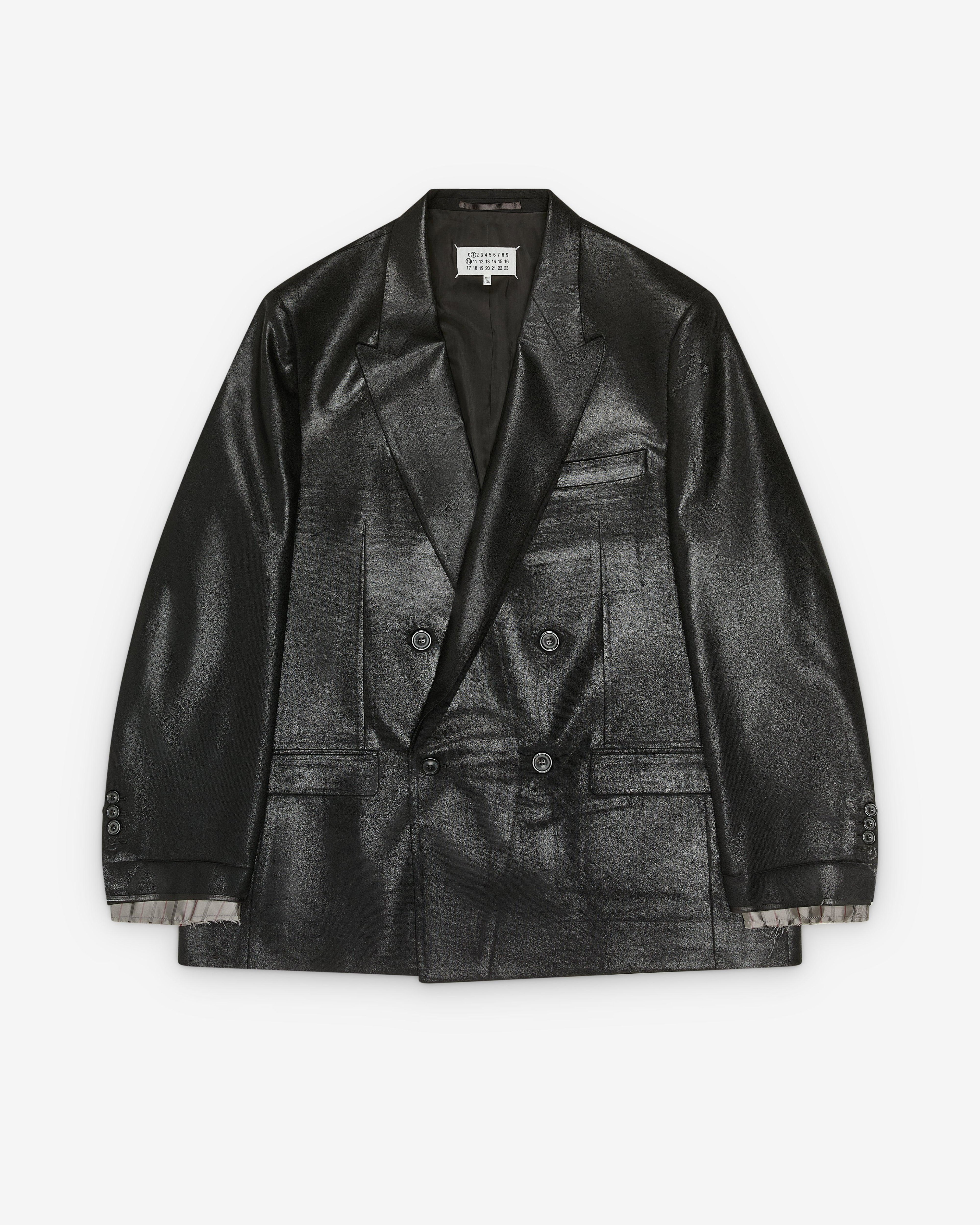Maison Margiela - Men's Foil-Treated Jacket - (Black) by MAISON MARGIELA