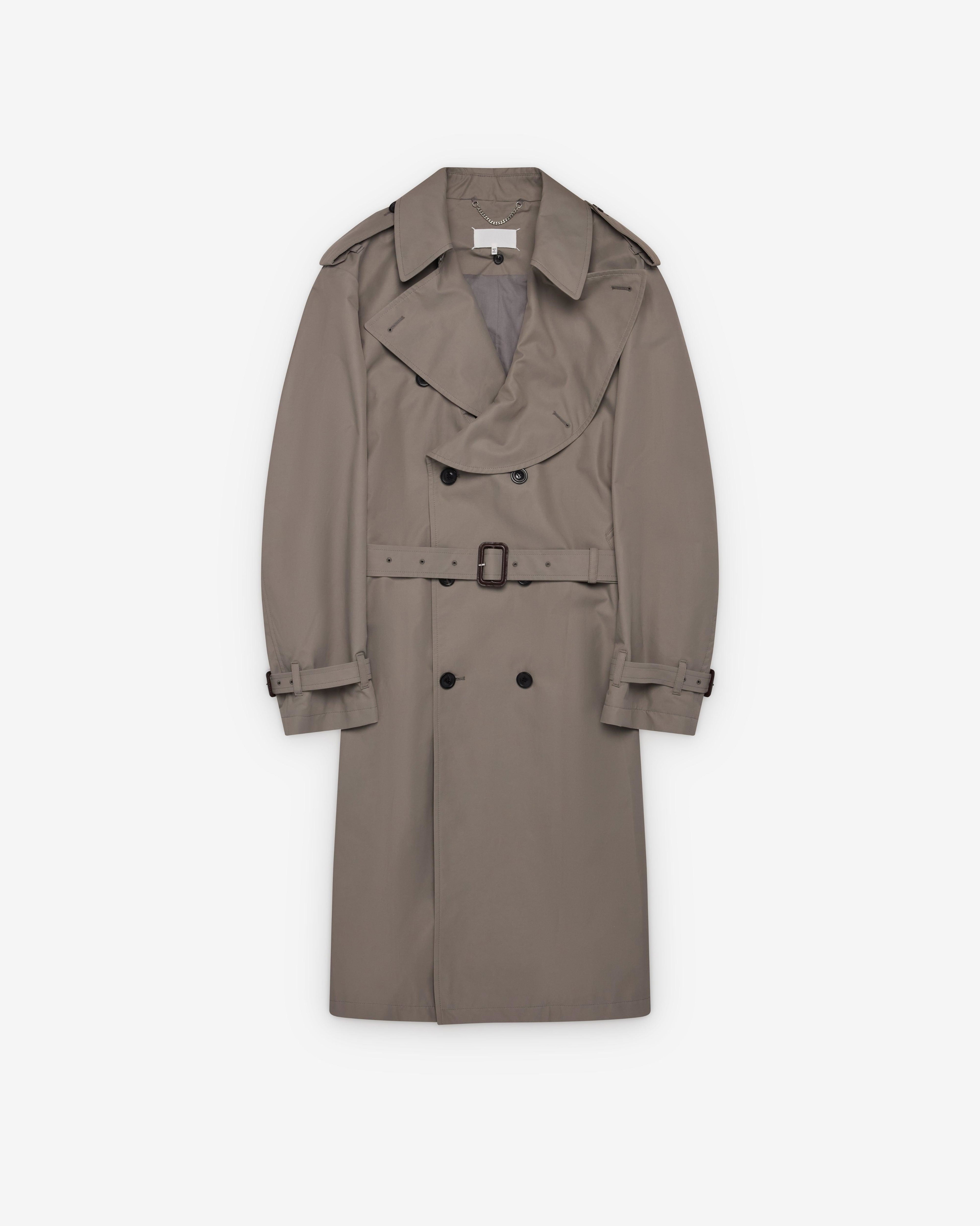 Maison Margiela - Men's Folded Collar Trench Coat - (Pink Beige) by MAISON MARGIELA