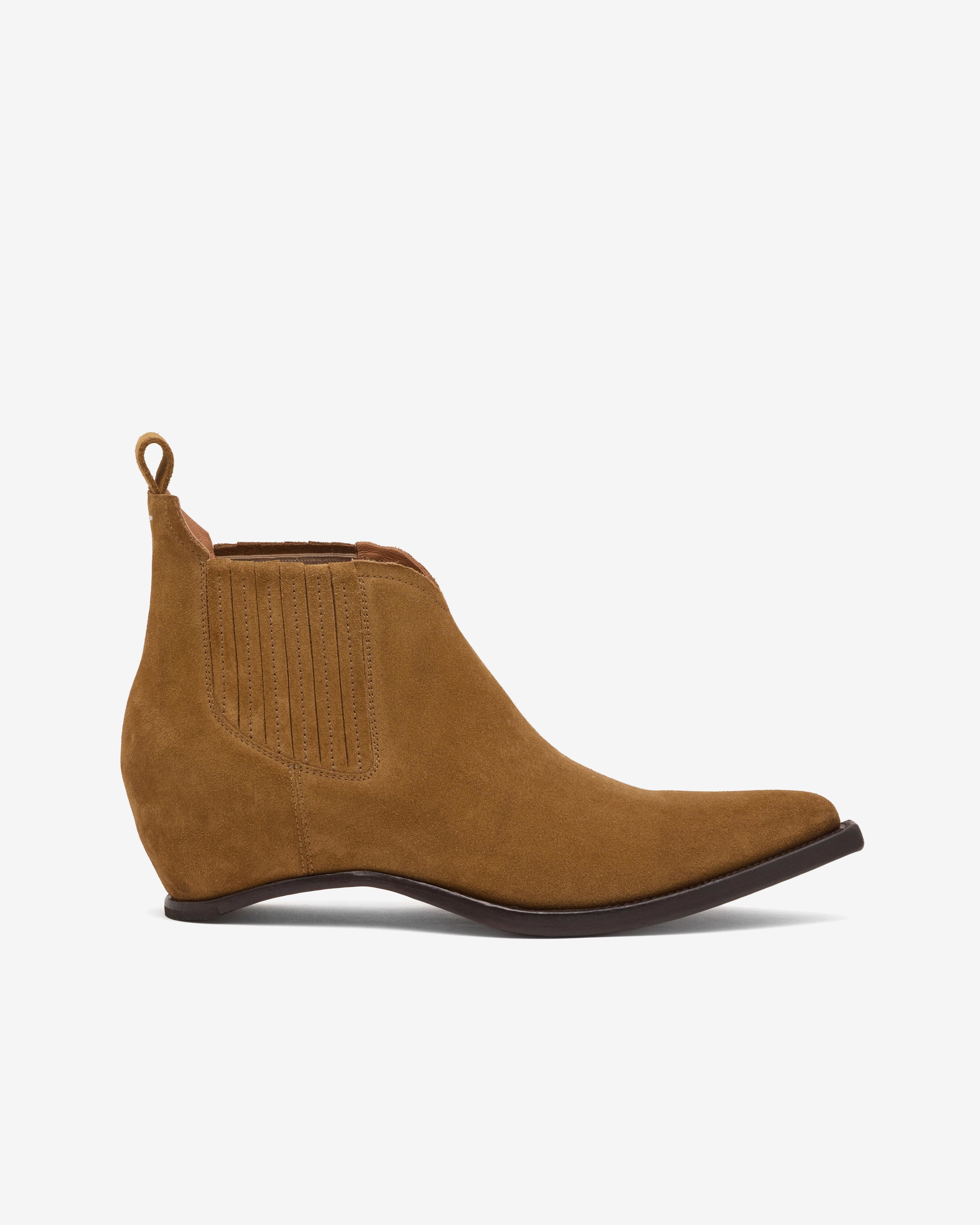 Maison Margiela - Men's Heel-less Western Chelsea Boots - (Brown) by MAISON MARGIELA