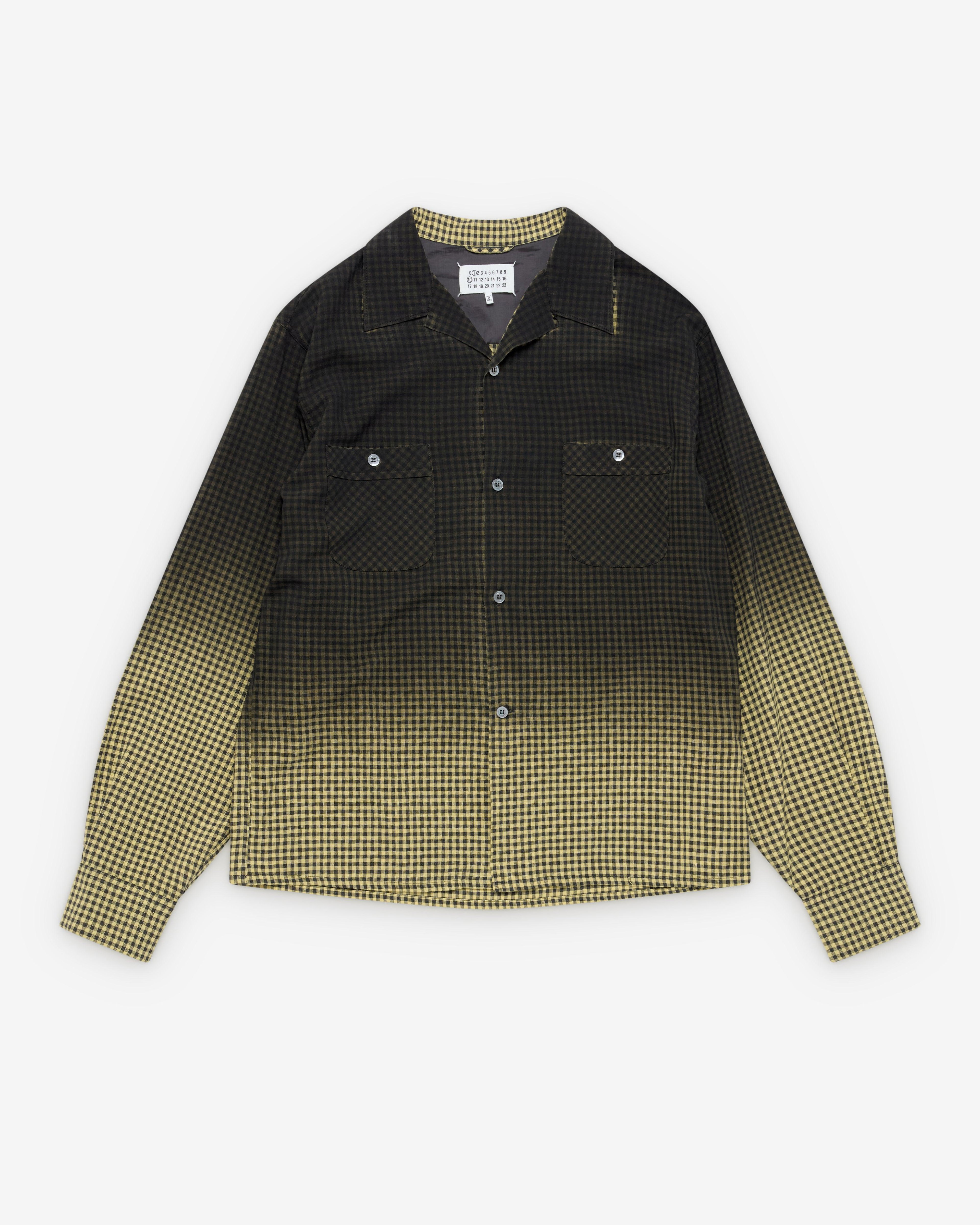 Maison Margiela - Men's Long-Sleeved Shirt - (Black/Yellow) by MAISON MARGIELA