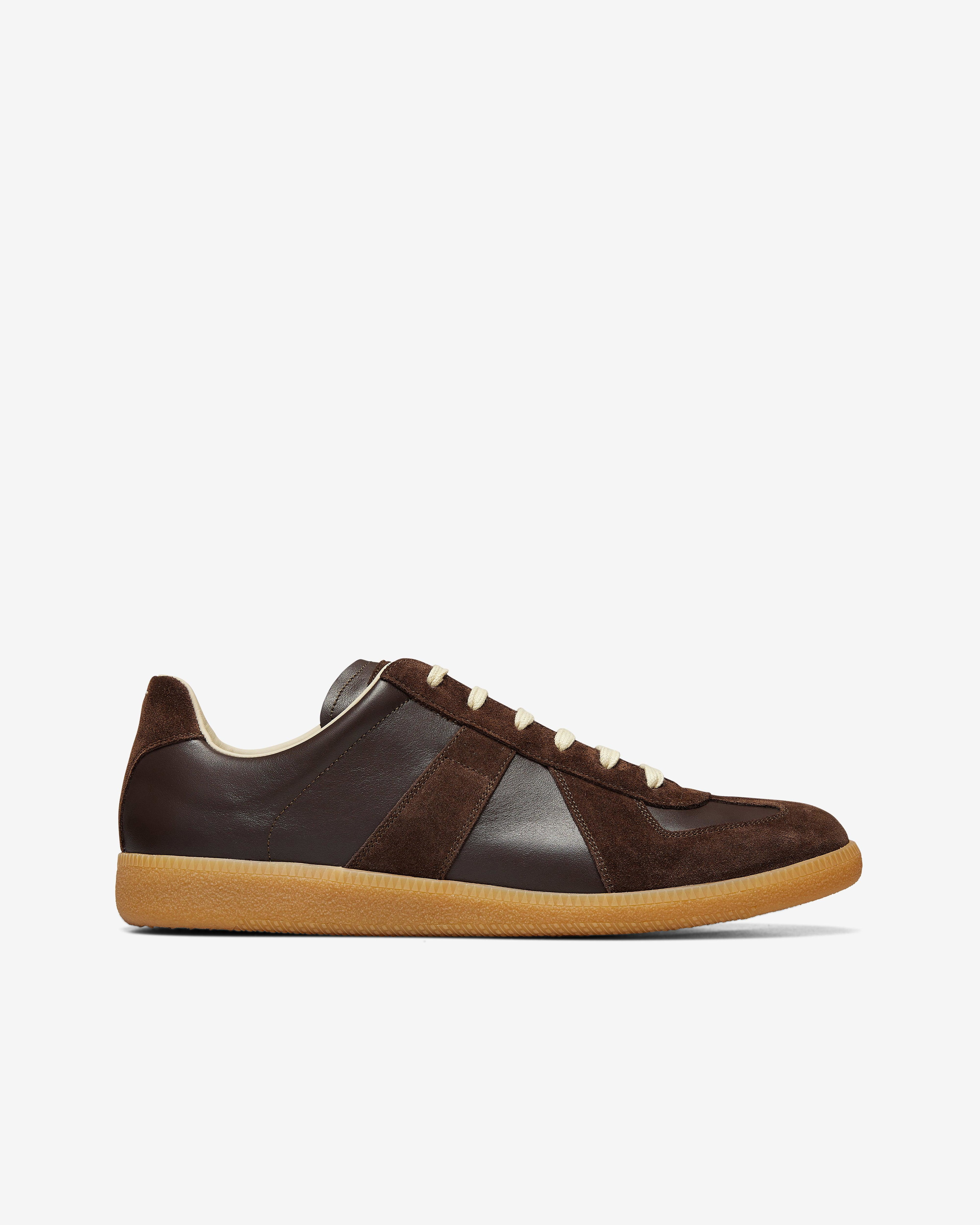 Maison Margiela - Men’s Replica Sneakers - (Dark Khaki) by MAISON MARGIELA