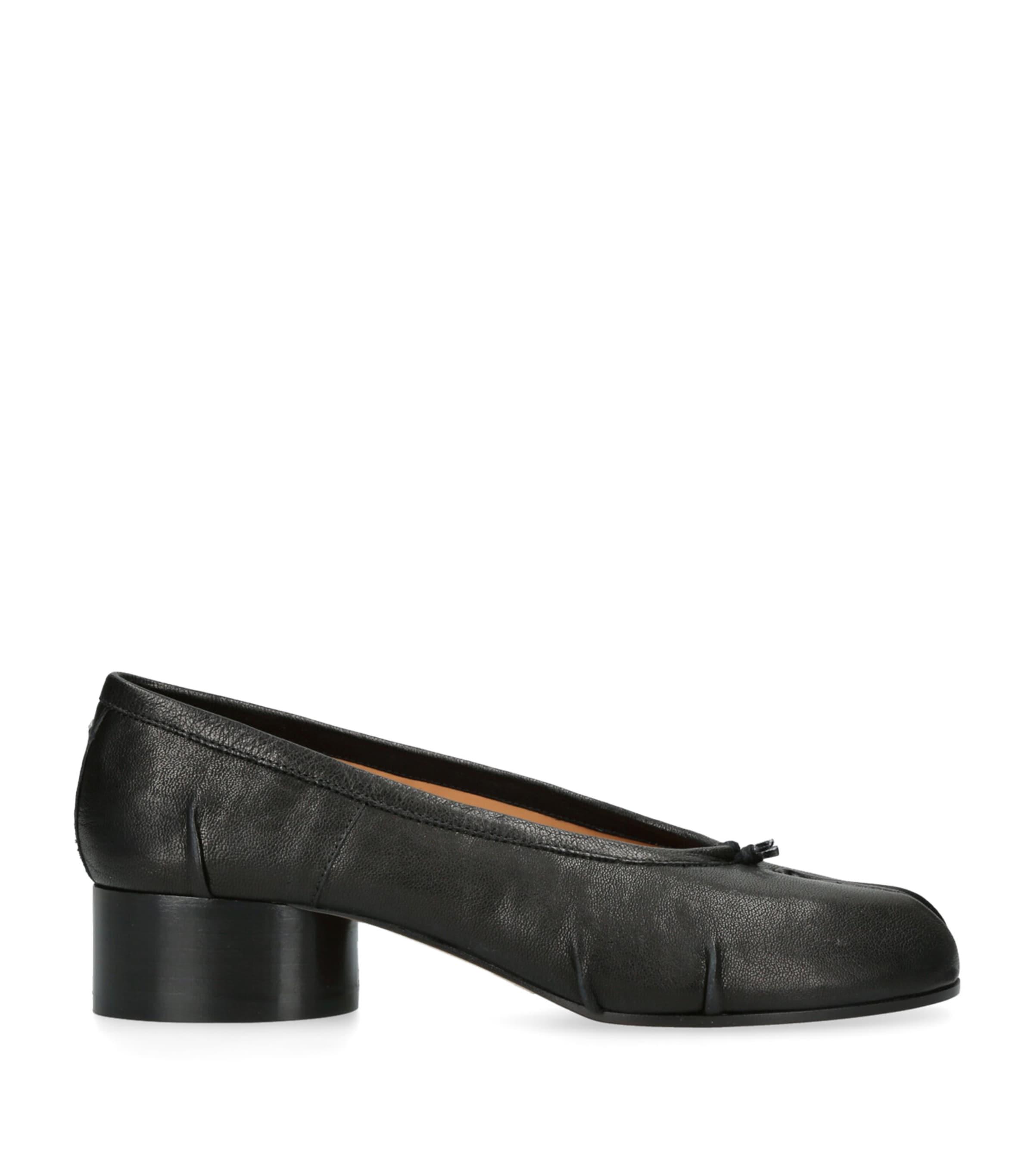 Maison Margiela Suede Tabi Ballerina Pumps 30 by MAISON MARGIELA