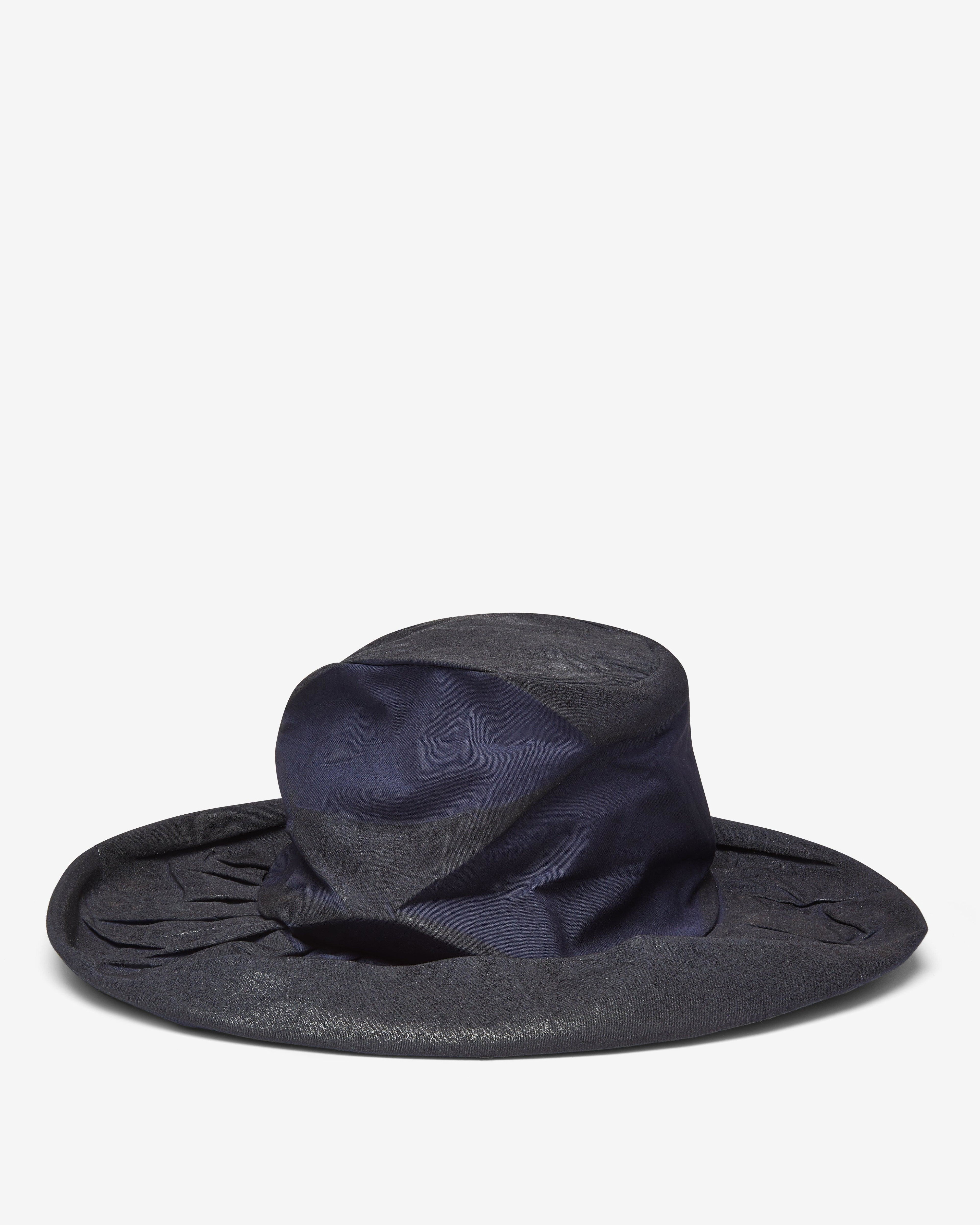Maison Margiela - Women's Foil-Treated Cotton Hat - (Blue) by MAISON MARGIELA