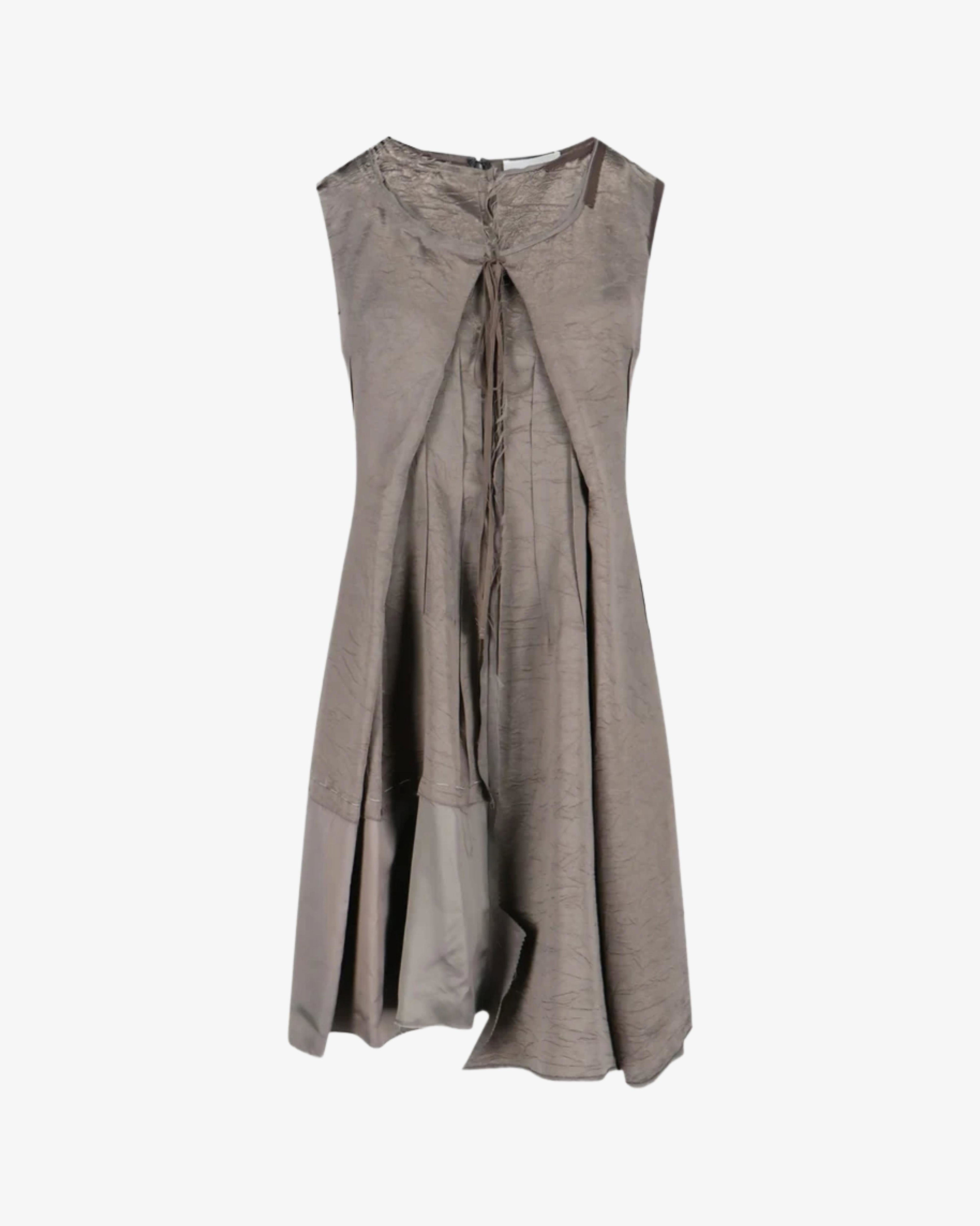 Maison Margiela - Women's Midi Dress - (Taupe812) by MAISON MARGIELA