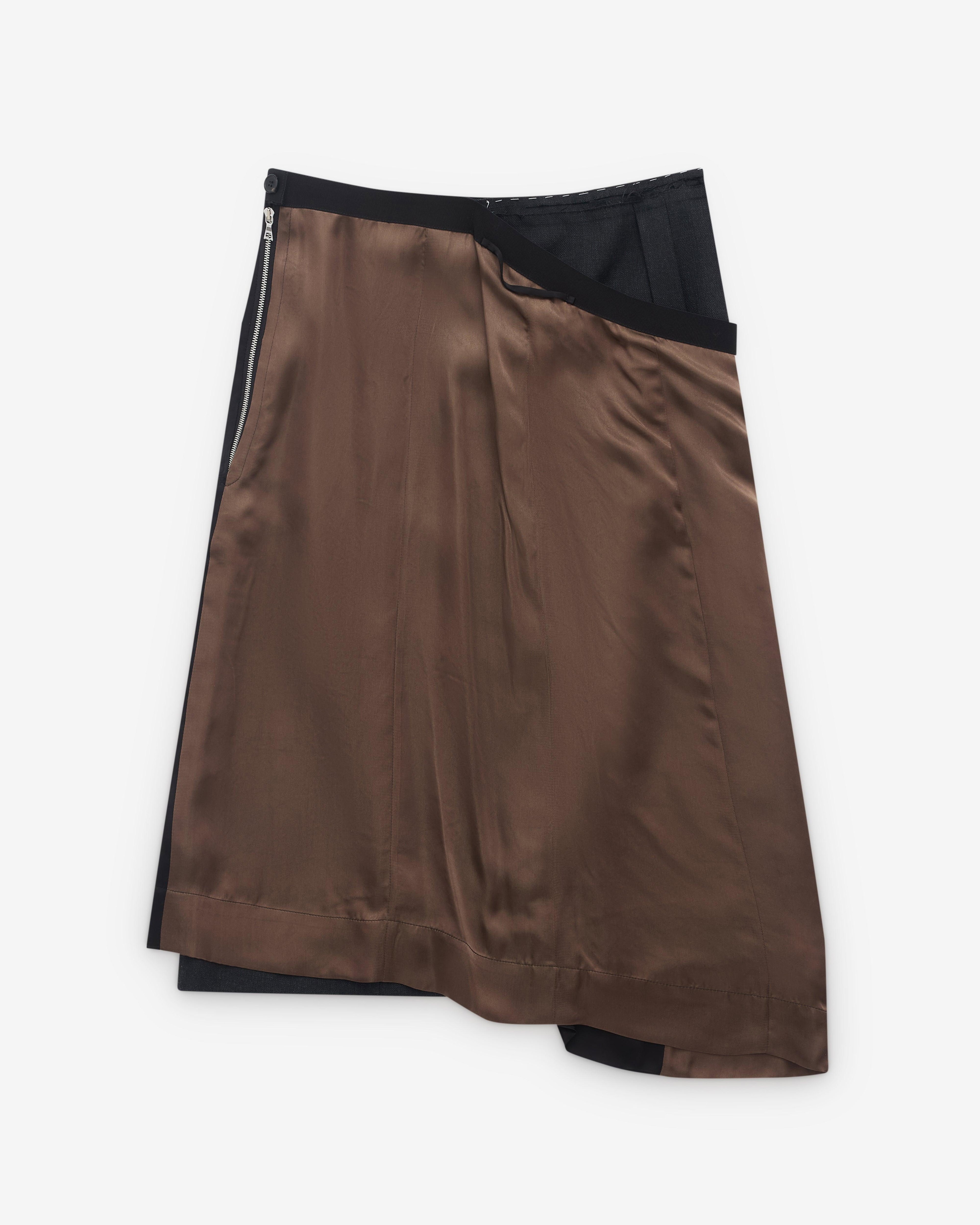 Maison Margiela - Women’s Midi Skirt - (Derby Grey) by MAISON MARGIELA