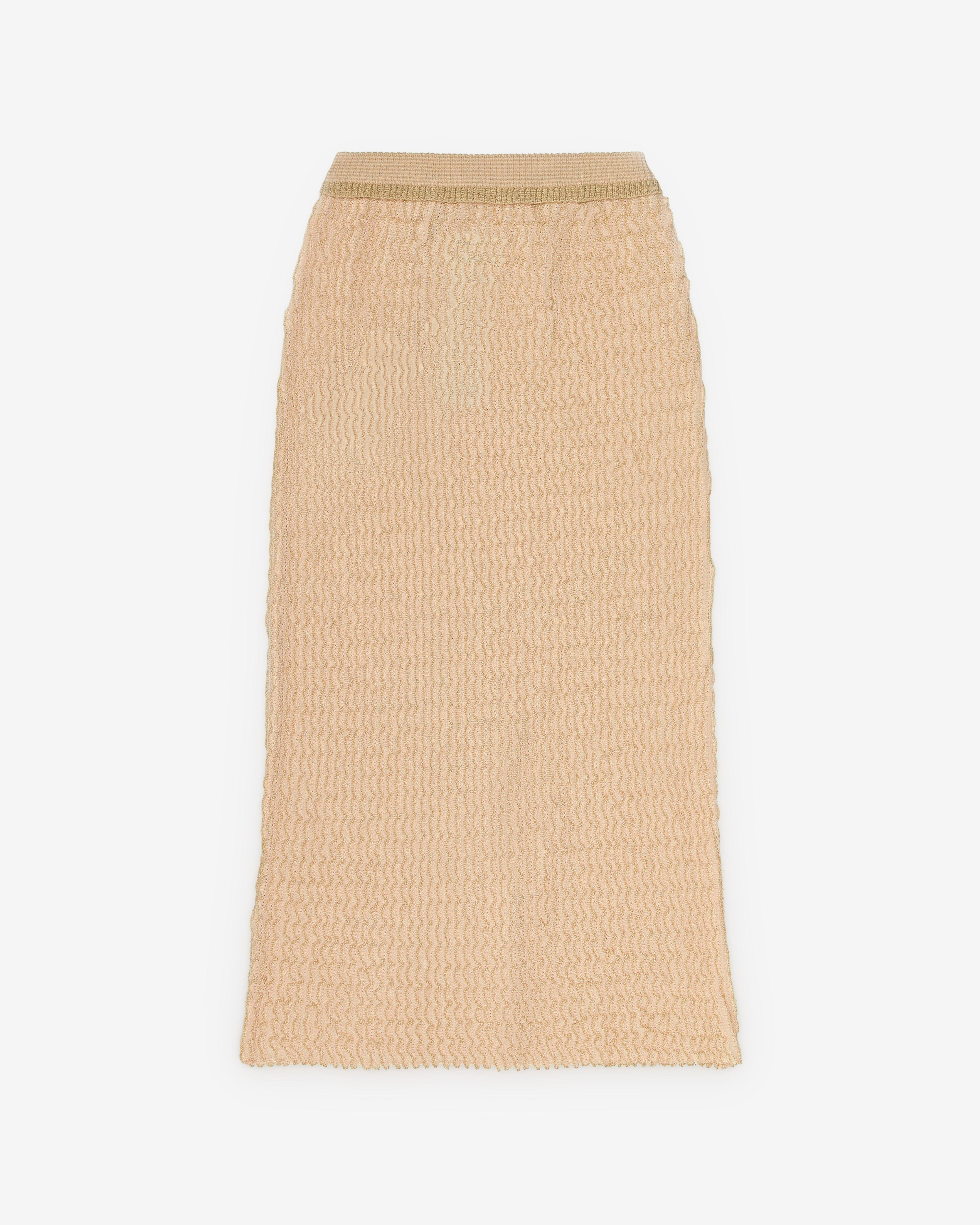 Maison Margiela - Women's Midi Skirt - (Pale Pink) by MAISON MARGIELA