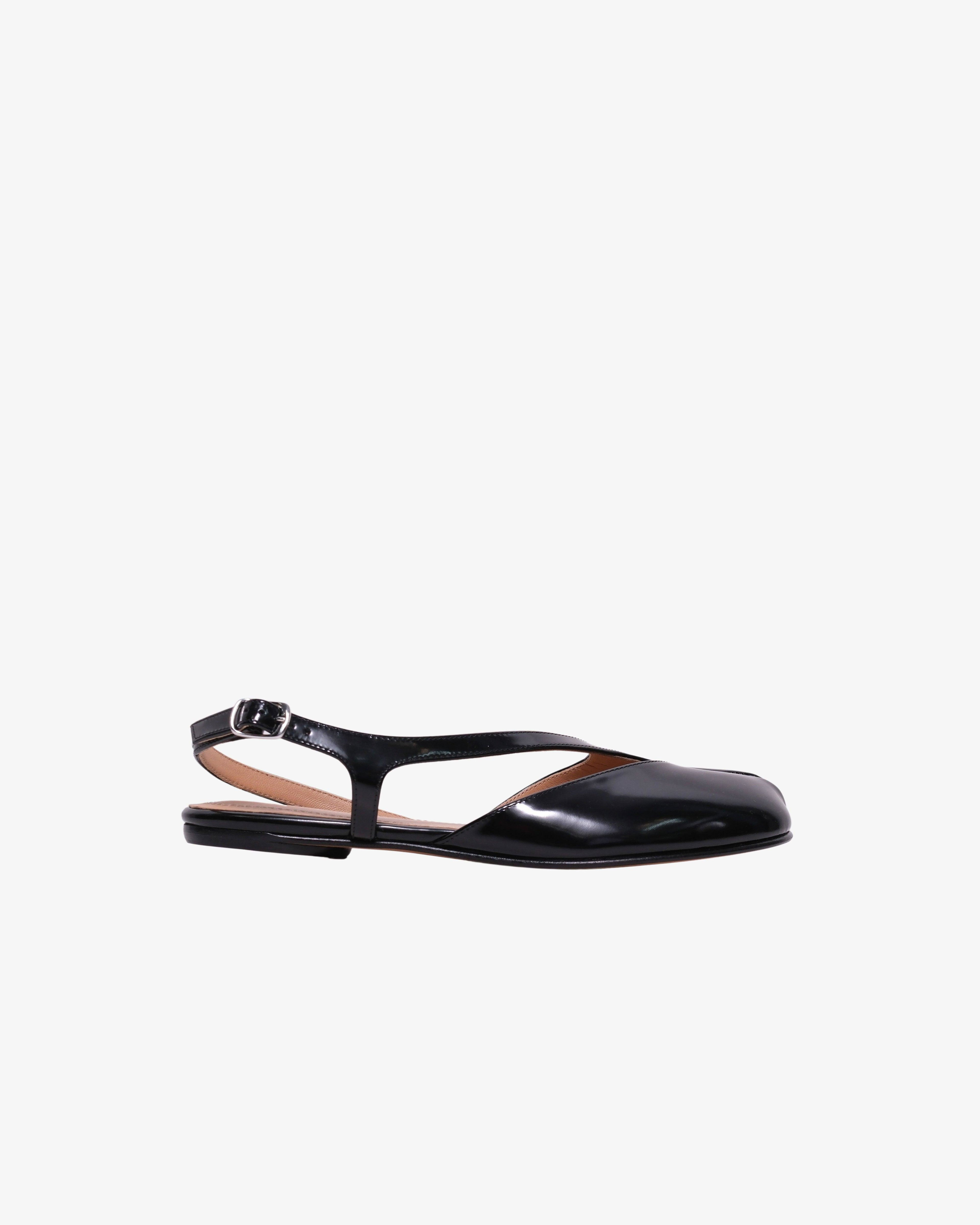Maison Margiela - Women's Tabi Flat Slingback - (Black) by MAISON MARGIELA