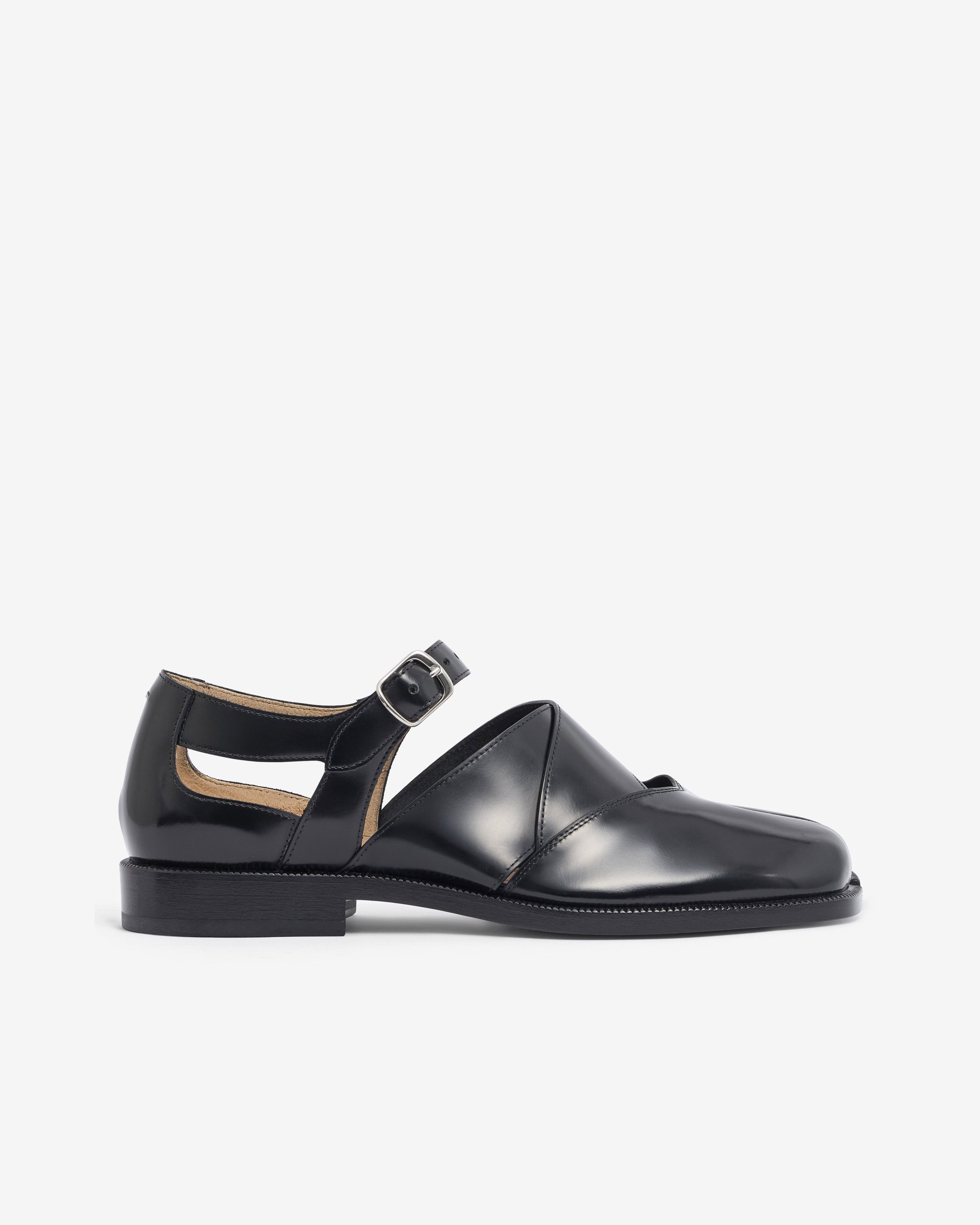 Maison Margiela - Women’s Tabi Leather Sandals - (Black) by MAISON MARGIELA