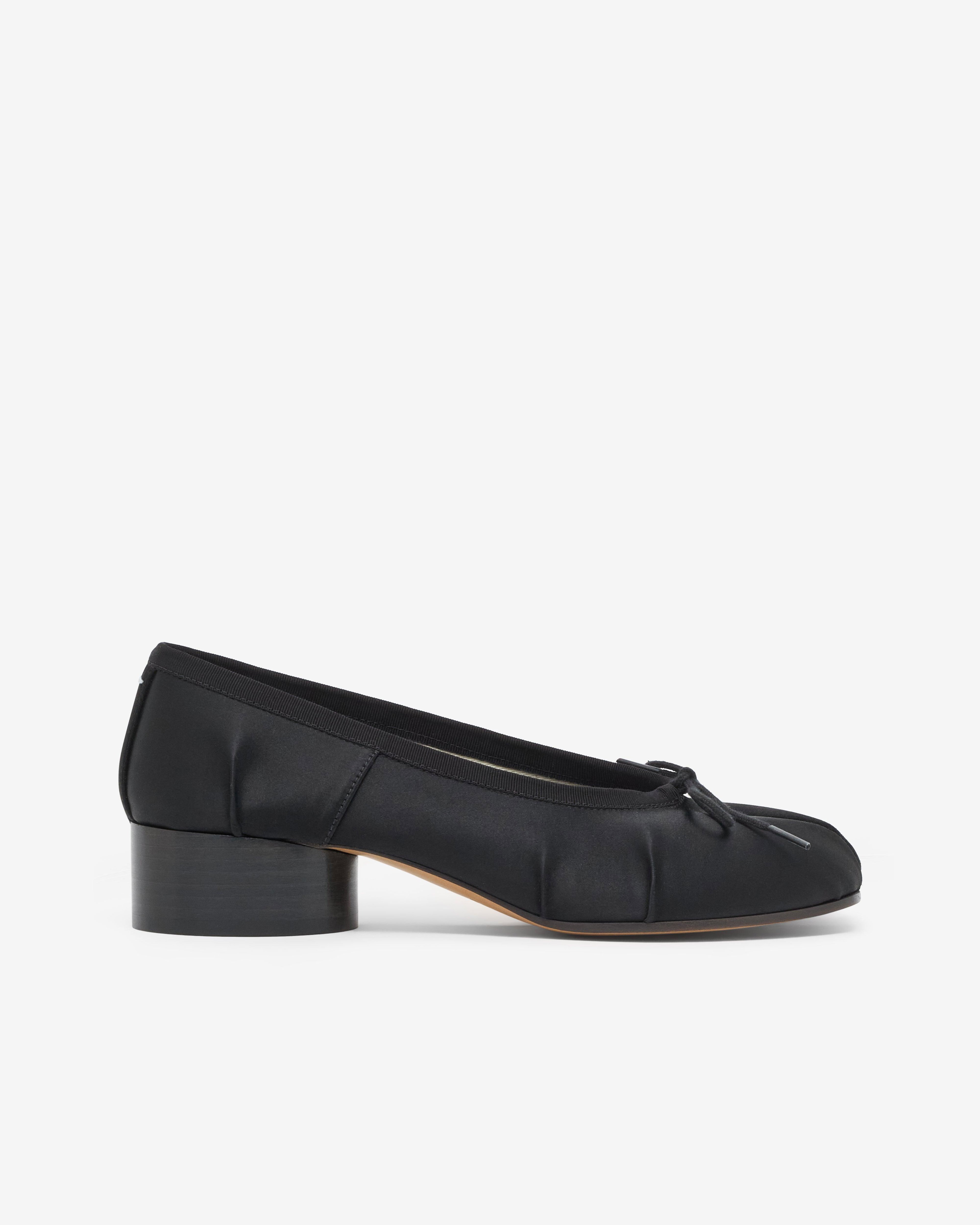 Maison Margiela - Women's Tabi Satin Ballerina - (Black) by MAISON MARGIELA