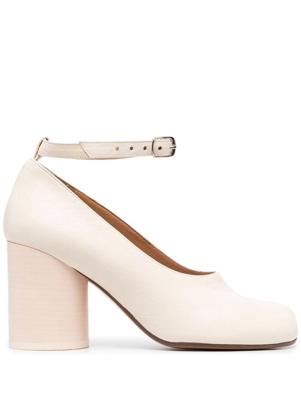 Maison Margiela - Women's Tabi Slingback Pumps - (White) by MAISON MARGIELA