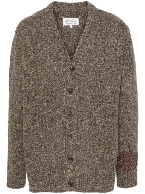 Mended button-up cardigan by MAISON MARGIELA