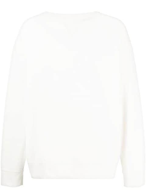 Numeric logo-embroidered sweatshirt by MAISON MARGIELA