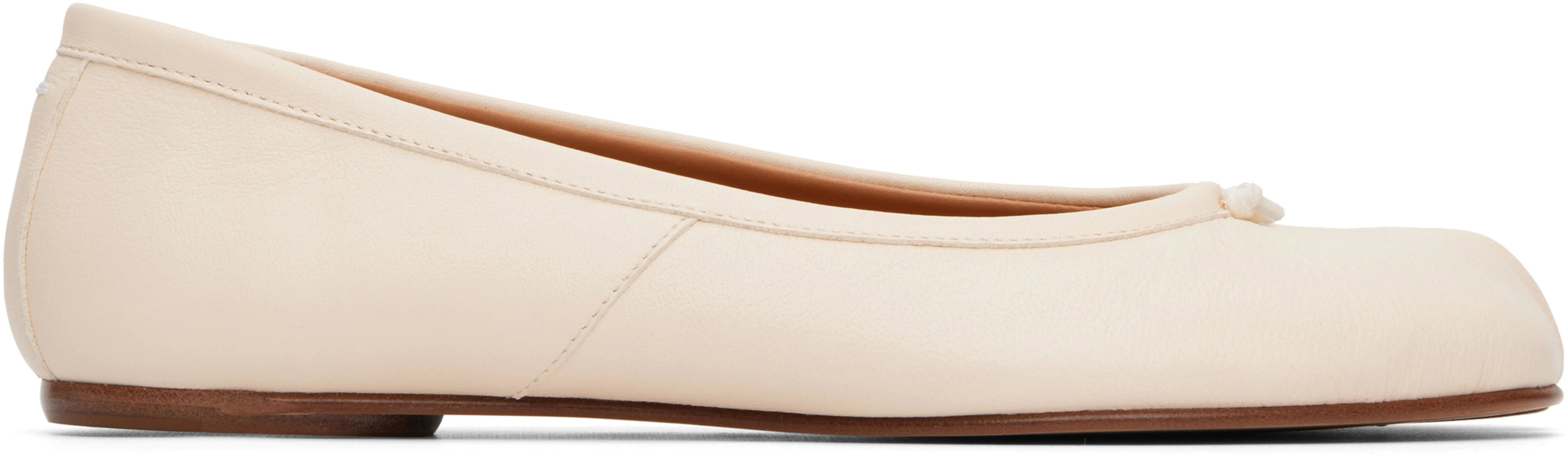 Off-White Tabi New Ballerina Flats by MAISON MARGIELA