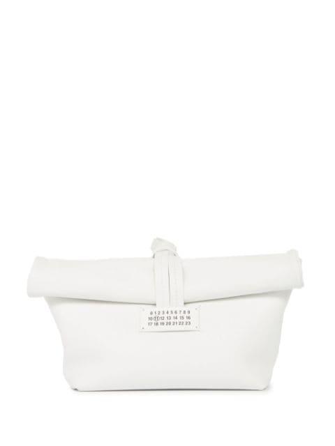 Paper foldover clutch bag by MAISON MARGIELA