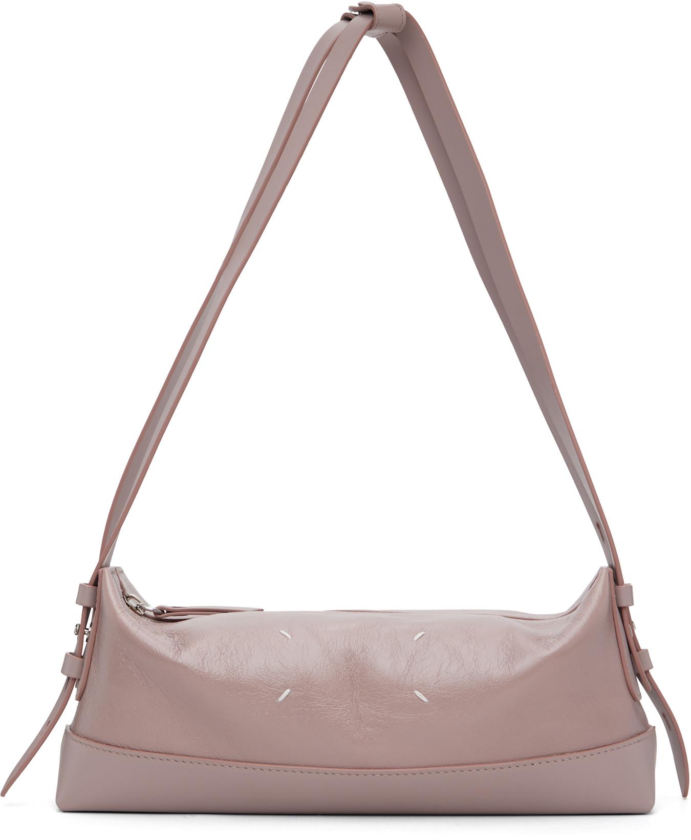 Pink Belt Shoulder Bag by MAISON MARGIELA