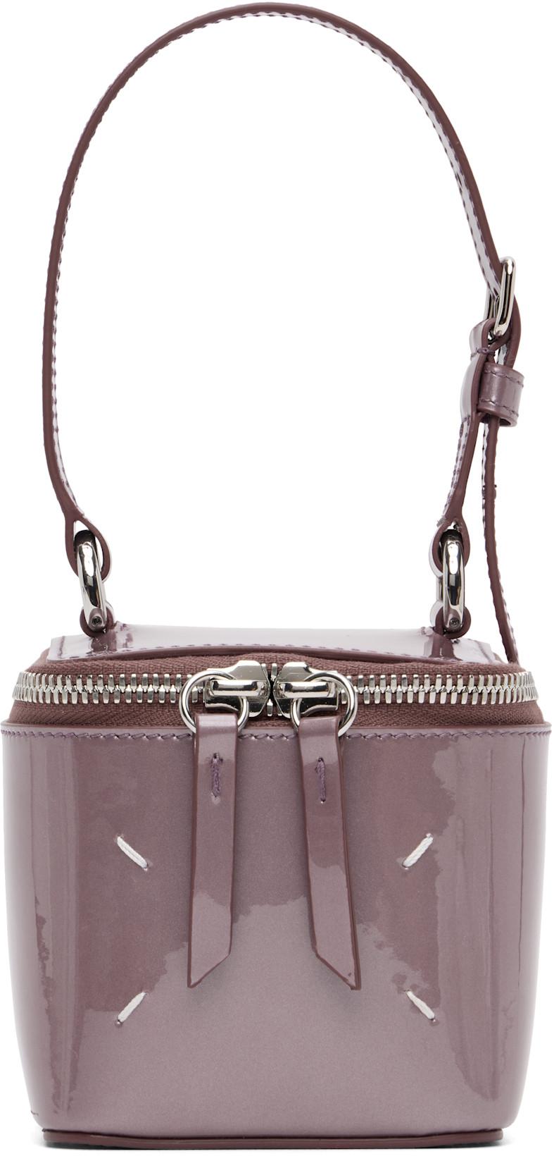 Purple Cube Mini Bag by MAISON MARGIELA