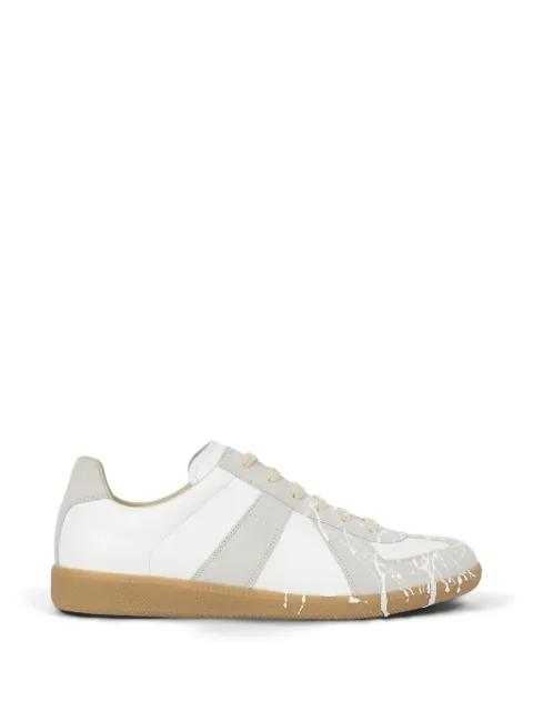 Replica paint-splatter sneakers by MAISON MARGIELA