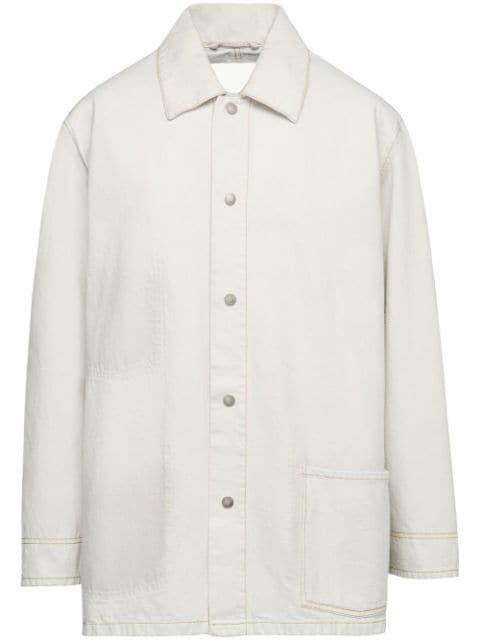 Selvedge denim shirt jacket by MAISON MARGIELA