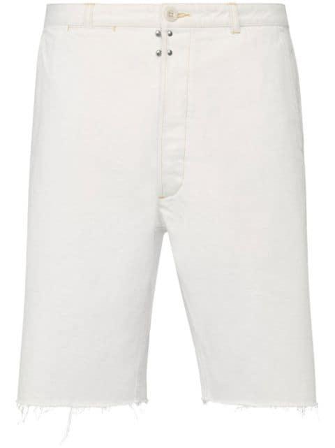 Selvedge denim shorts by MAISON MARGIELA