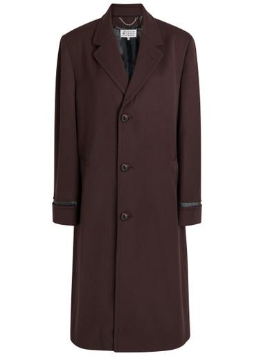 Single-breasted wool coat by MAISON MARGIELA