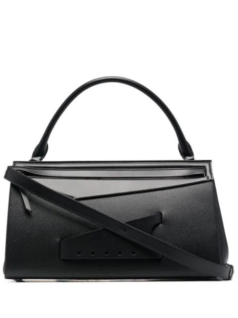 Snatched leather tote bag by MAISON MARGIELA
