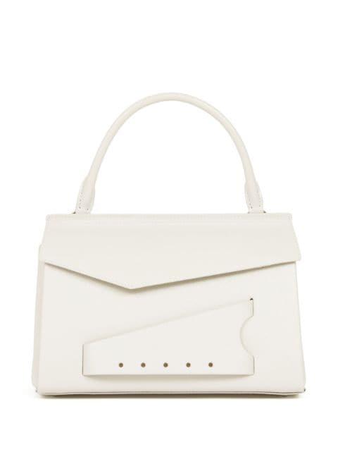 Snatched leather tote bag by MAISON MARGIELA