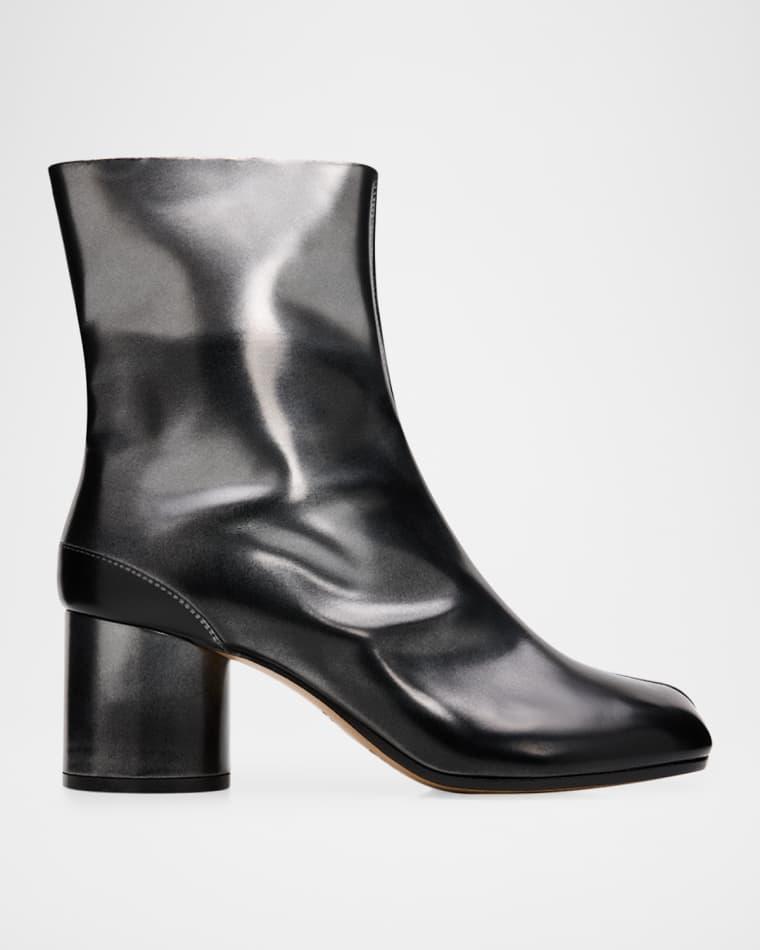 Tabi Bicolor Leather Ankle Boots by MAISON MARGIELA