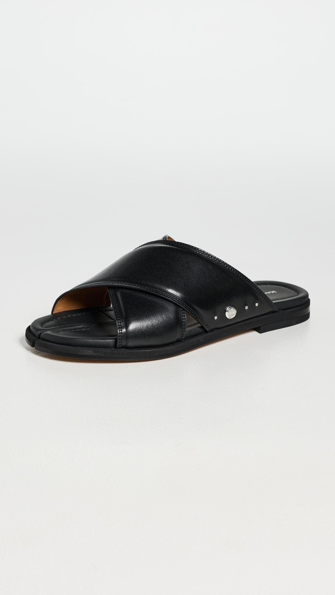 Tabi Numbers Crossed Sandals by MAISON MARGIELA