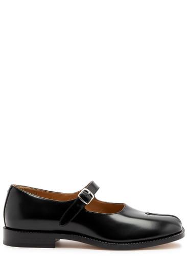 Tabi leather Mary Jane flats by MAISON MARGIELA