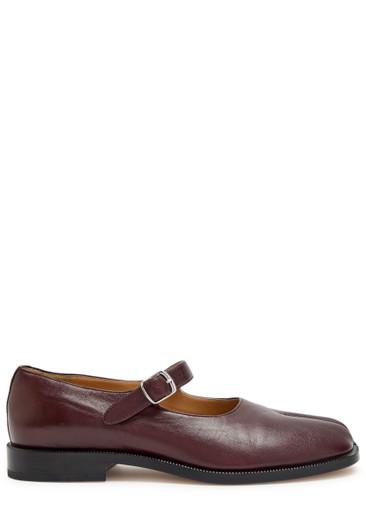 Tabi leather Mary Jane flats by MAISON MARGIELA