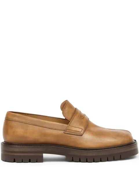 Tabi leather loafers by MAISON MARGIELA