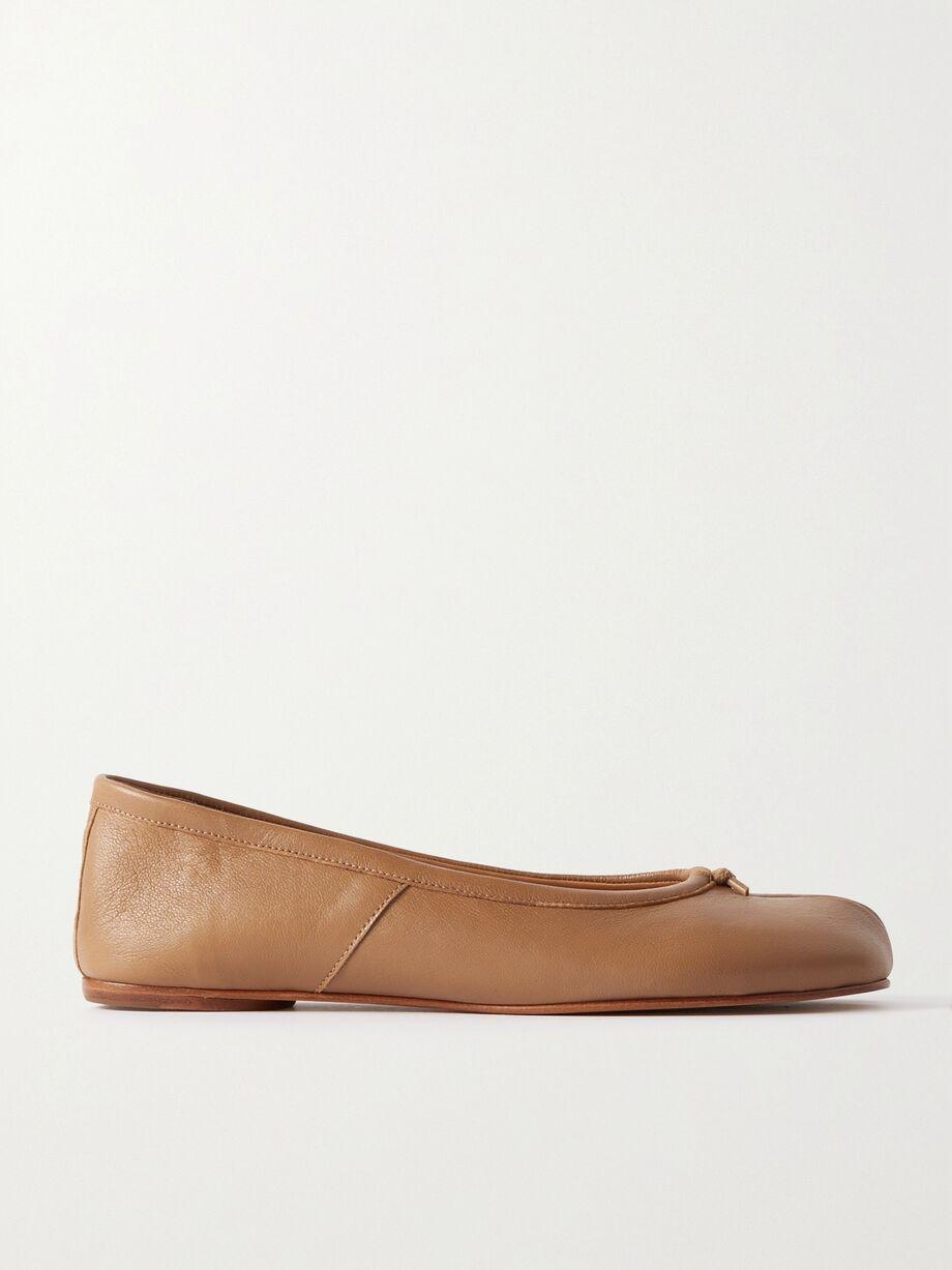 Tabi split-toe leather ballet flats by MAISON MARGIELA