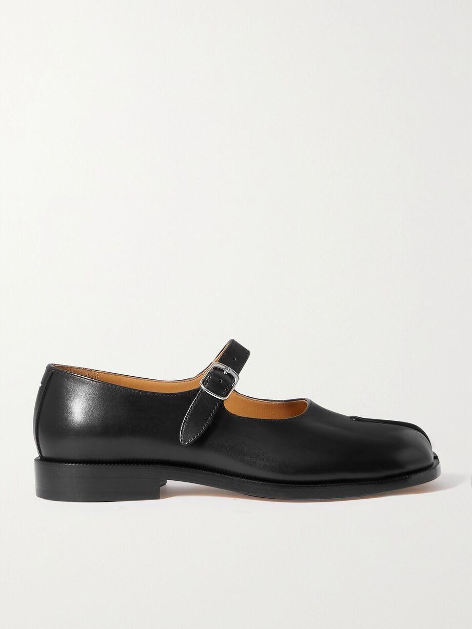 Tabi split-toe leather flats by MAISON MARGIELA