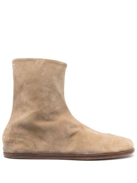 Tabi suede boots by MAISON MARGIELA