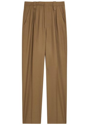 Tailored straight-leg wool trousers by MAISON MARGIELA