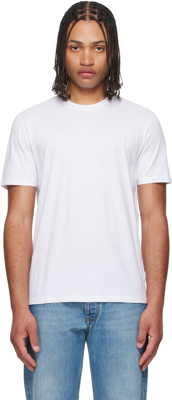 Three-Pack White Shades Cotton Jersey T-shirts by MAISON MARGIELA