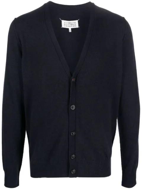 V-neck cashmere cardigan by MAISON MARGIELA