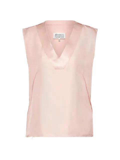 V-neck sleeveless top by MAISON MARGIELA